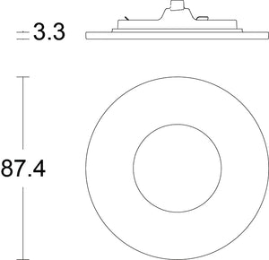 JCC JC010019/BR Fireguard Next Generation Bezel Only IP65 Brass
