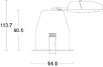 JCC Lighting JC010023/NB Fireguard Next Generation XL(Tilt)Can Only IP20 No Bezel
