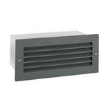 Norlys Grimstad LED Recessed Louvre Wall Light Graphite G-STAD-LVD-LED-G