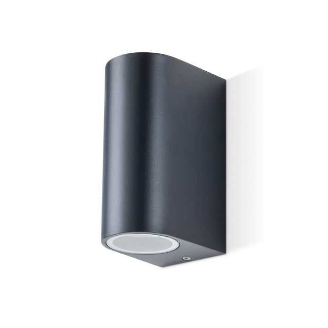 JCC Lighting JC17051ANTH GU10 Curve Up/Down Wall Light Anthracite