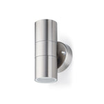 JCC Lighting JC17060 Twin GU10 Stainless Steel Up/Down wall light 7W LED Max, IP44