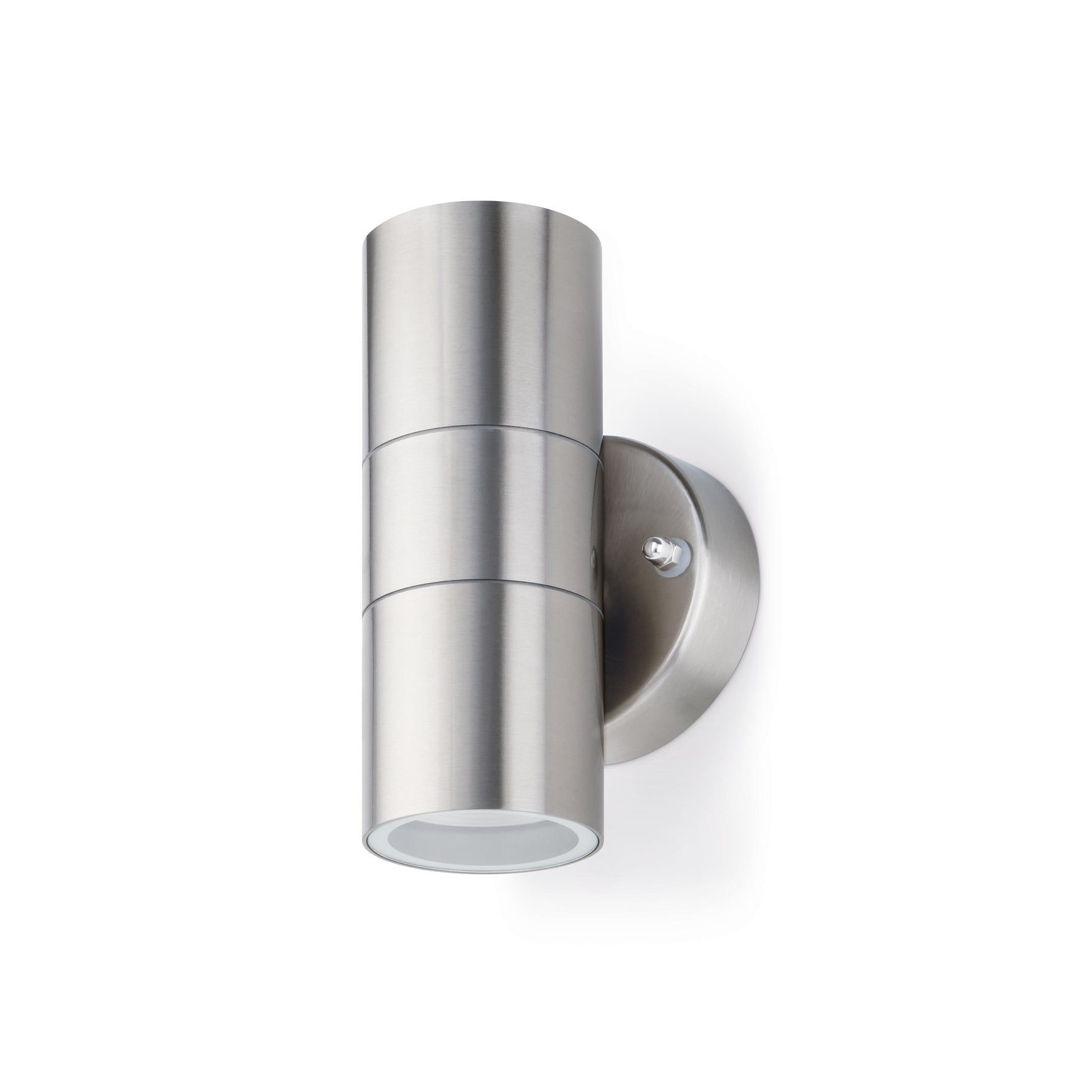JCC Lighting JC17060 Twin GU10 Stainless Steel Up/Down wall light 7W LED Max, IP44