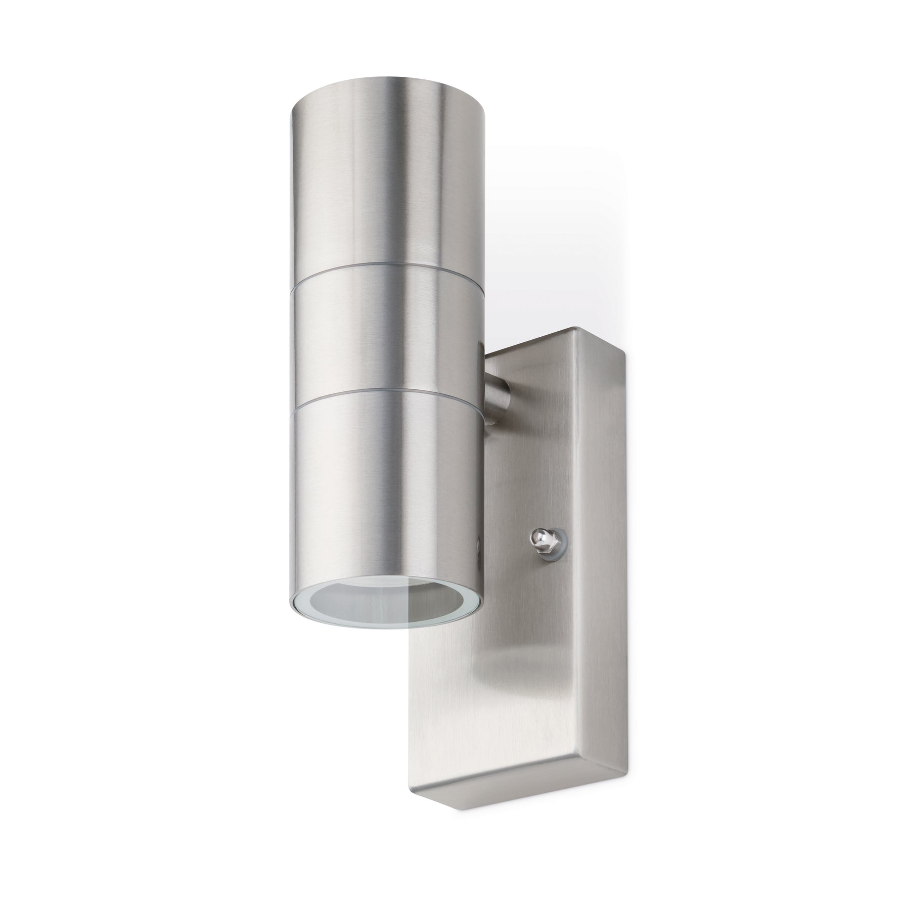 JCC Lighting JC17062 Twin GU10 Stainless Steel Up/Down wall light 7W LED Max, IP44