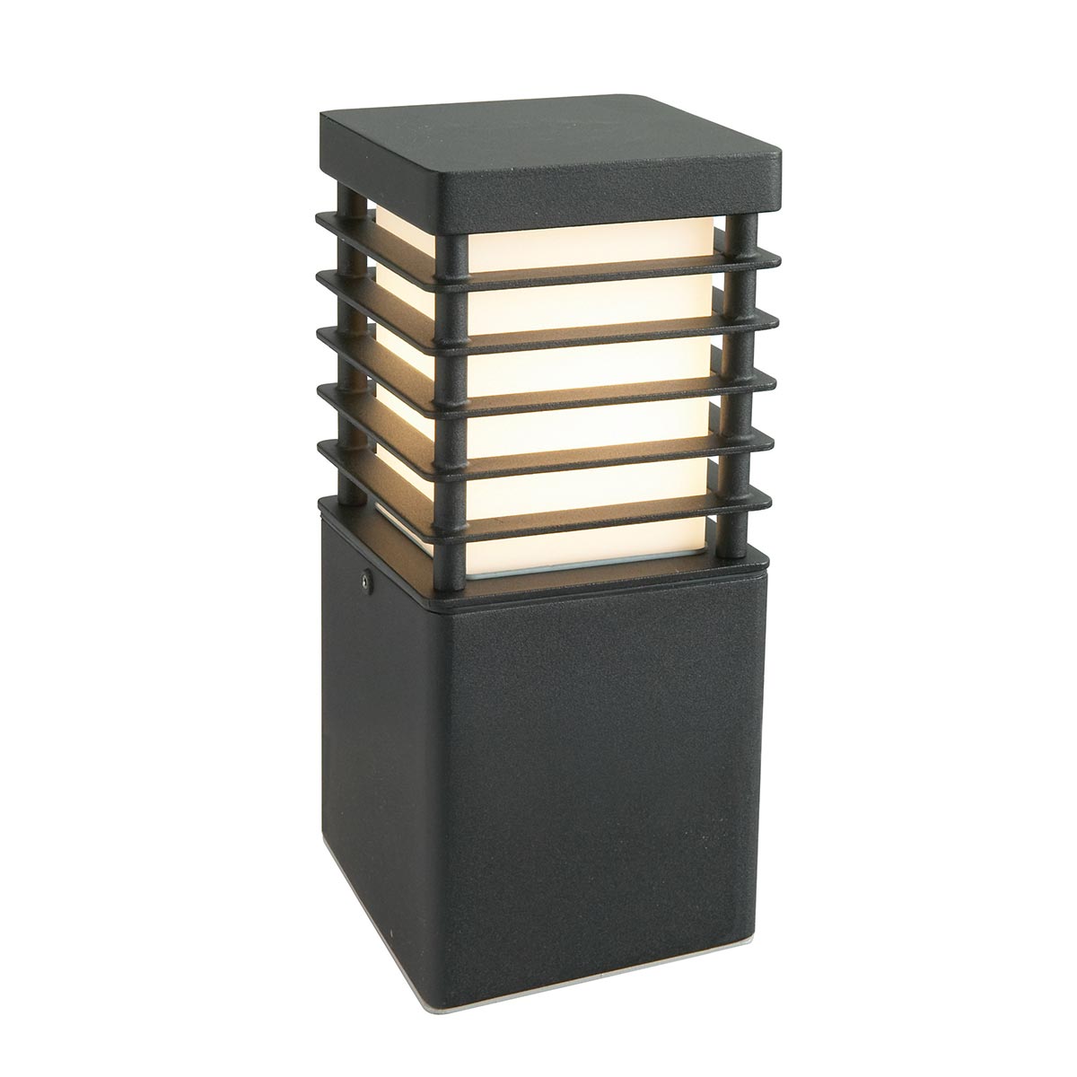 Norlys Halmstad Small Bollard Black H-STAD-S-E27-BLK