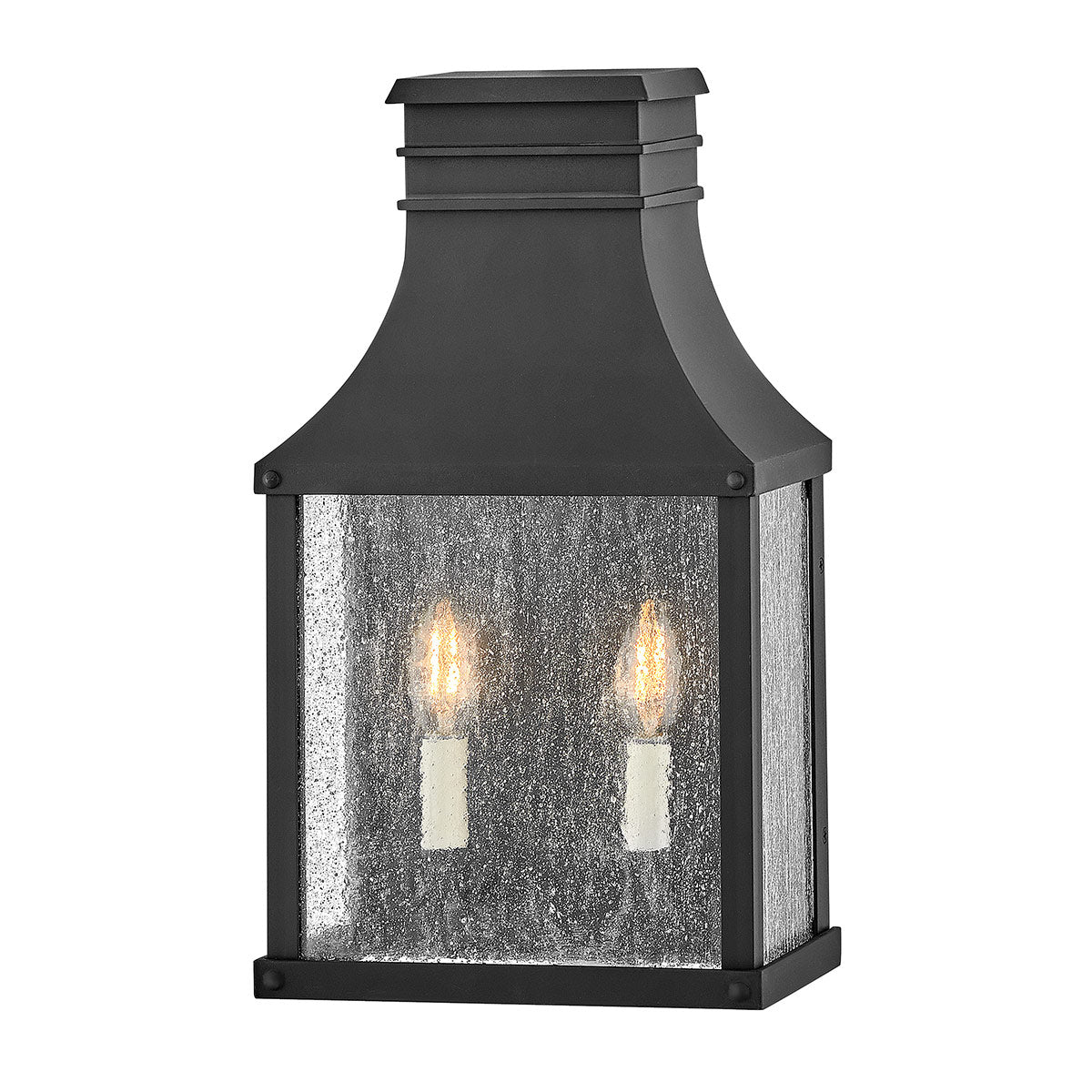 Hinkley Beacon Hill 2lt Half Wall Lantern HK-BEACON-HILL7-MB