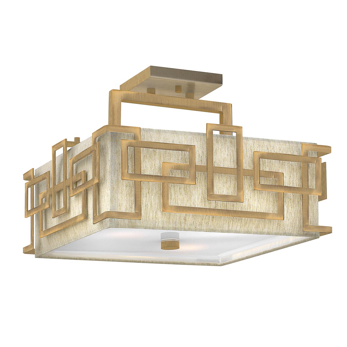 Hinkley Lanza 3 Light Semi-Flush HK-LANZA-SF-BR