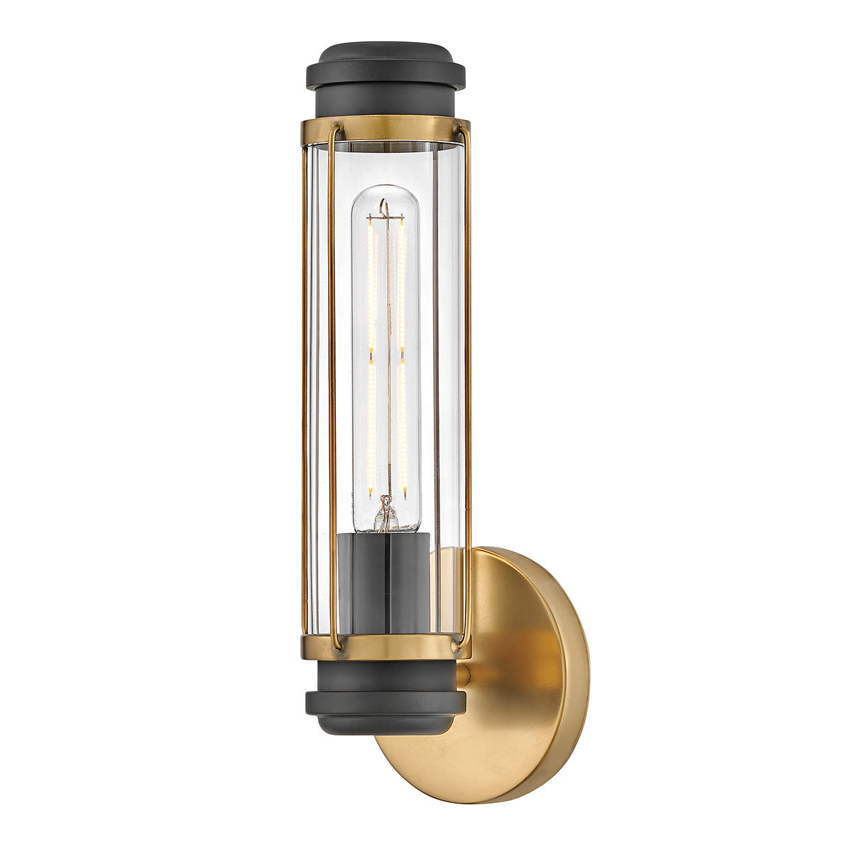 Hinkley Masthead 1lt Wall Light HK-MASTHEAD1-HBBK