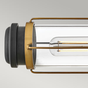 Hinkley Masthead 2lt Wall Light HK-MASTHEAD2-HBBK
