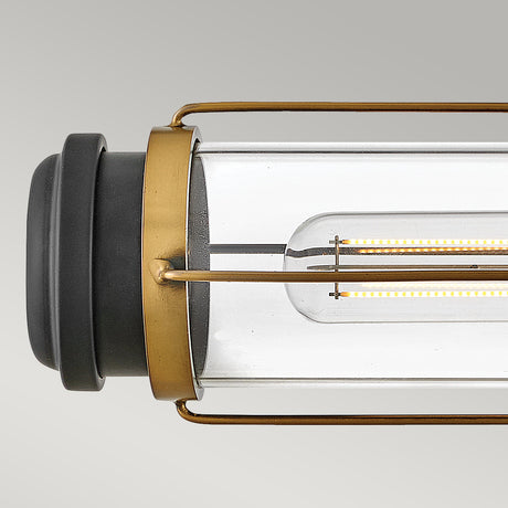 Hinkley Masthead 2lt Wall Light HK-MASTHEAD2-HBBK