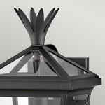 Hinkley Palma 1lt Small Wall Lantern HK-PALMA-S-BK