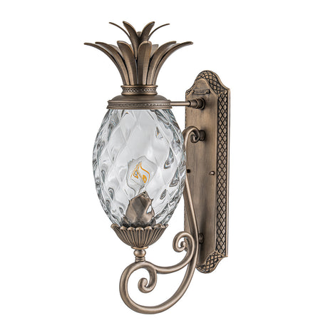 Hinkley Plantation 1lt Medium Wall Lantern HK-PLANTATION-M-BU