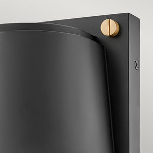 Hinkley Scout 1lt Small Wall Light HK-SCOUT-BK