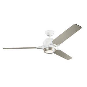 Kichler Ceiling Fan Zeus - 60in / 152cm Fan - White part Number = KLF-ZEUS-60-WHT
