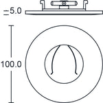 JCC Lighting JC010030/CH Fireguard Next Generation  Concealer Bezel IP65 Chrome