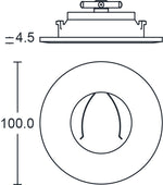 JCC Lighting JC010032/BLK Fireguard Next Generation  Anti-Glare XL Bezel IP65 Black