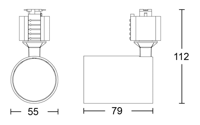 JCC Lighting JC014230 Starspot™ GU10 7W LED max IP20 Single-circuit White