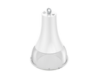 JCC JC040502WHWPR Retail Pendant 20/40/60W 3CCT 3/4/57K IP44 White  Prismatic Reflector