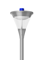 JCC JC060101 LED Post-top Light 20/40/60W 3K/4K/57K IP66 Grey WOP Photocell