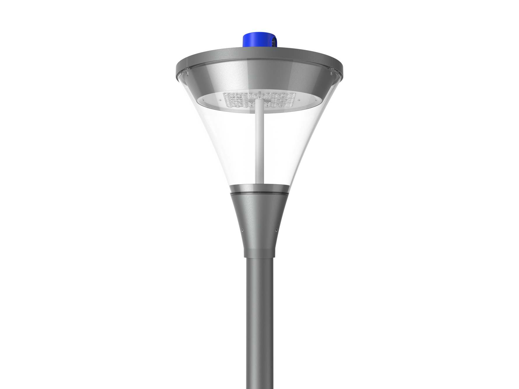 JCC JC060103 LED Post-top Light 20/40/60W 3K/4K/57K IP66 Grey Prismatic Photocell