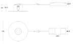 JCC JC1015/NBDALI V50™ Pro 100mm Fire-rated LED Downlight 6W 3000/4000K IP65 No Bezel DALI