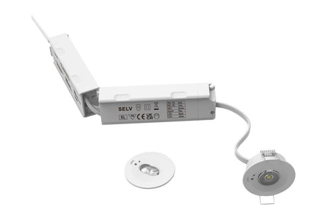 JCC JC110008 Emergency downlight 1W Non-maintained Self-test IP20 6500K