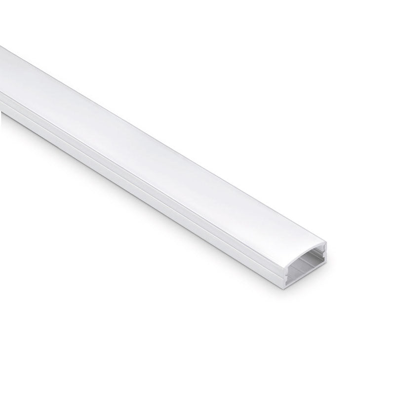 JCC Lighting JC121363 Surface mounted aluminium profile 1 meters opal diffuser