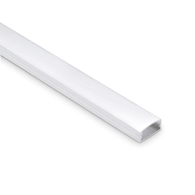 JCC Lighting JC121362 Surface mounted aluminium profile 0.5 meters opal diffuser