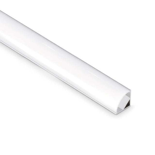 JCC Lighting JC121369 Corner mounted aluminium profile 1 meters opal diffuser