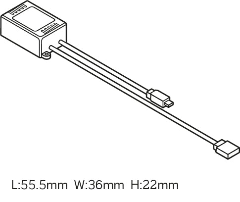 JCC Lighting JC50329 Exit box bulkhead Legend - Left/Right/Up Legend for JC50322