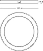 JCC Lighting JC131006 Skydisc™ Adjustable Wall/Ceiling Light attachable rim Rose Gold