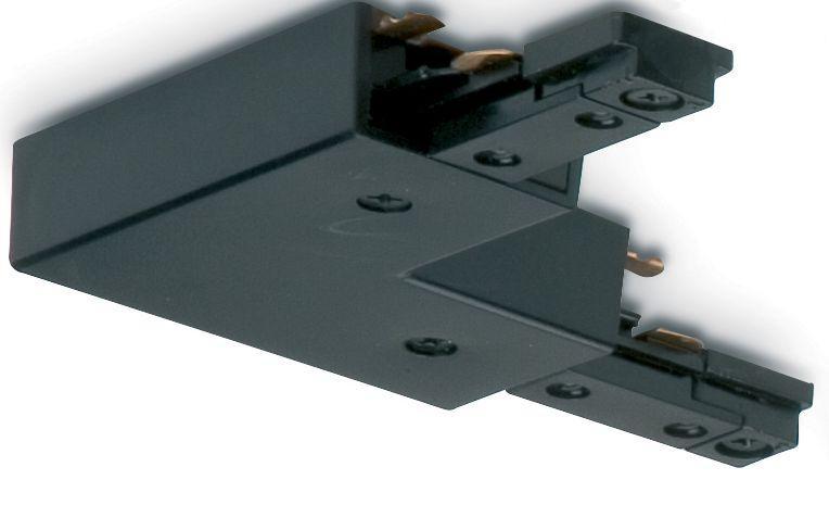 JCC Lighting JC14005BLK Mainline Mains IP20 Adjustable Right-Angled/Straight Connector Black