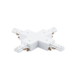 JCC Lighting JC14007WH Mainline Mains IP20 4-Way Track Connector White