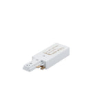 JCC Lighting JC14013WH Mainline Mains IP20 84mm Track End Power Feed White