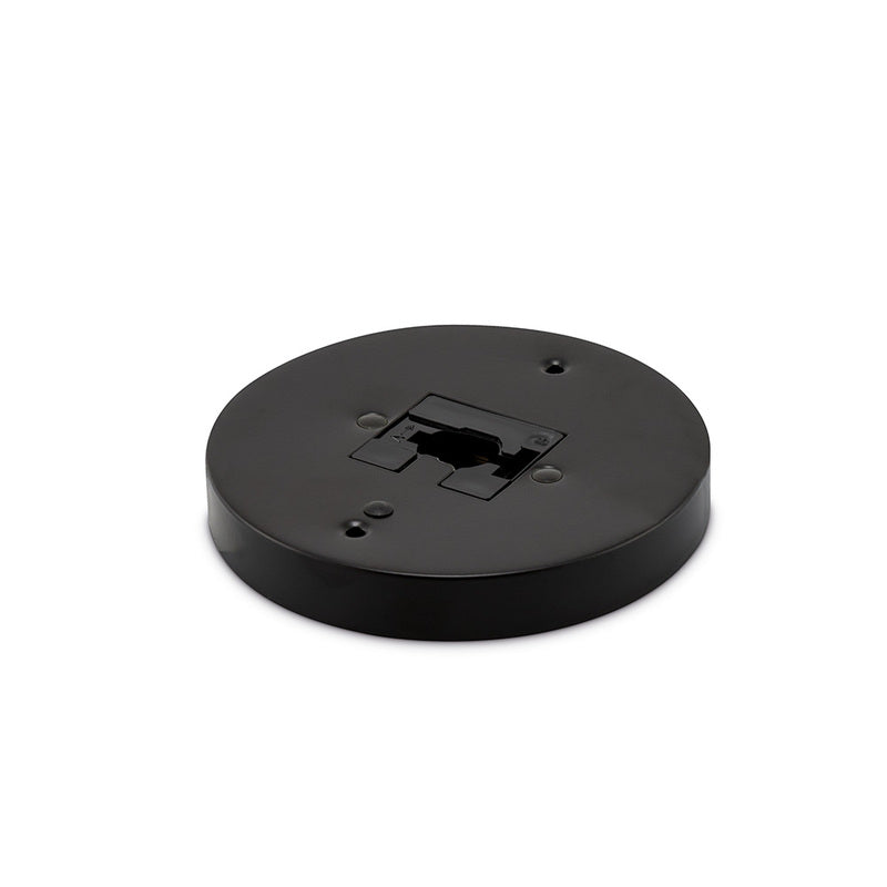 JCC Lighting JC14070BLK Mainline Mains IP20 Surface Adaptor for Mainline Luminaires Black