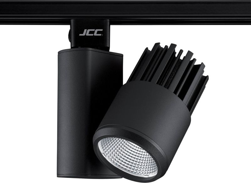 JCC Lighting JC14157BLK Starspot 1500 Mains IP20 Track Spotlight LED 20W 3000K 1300lm 40° Black