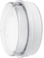 JCC Lighting JC23401EMWPR RadiaLED Utility Mains IP65 Ø205mm Bulkhead 12W 4000K 1150lm LED Prismatic EM