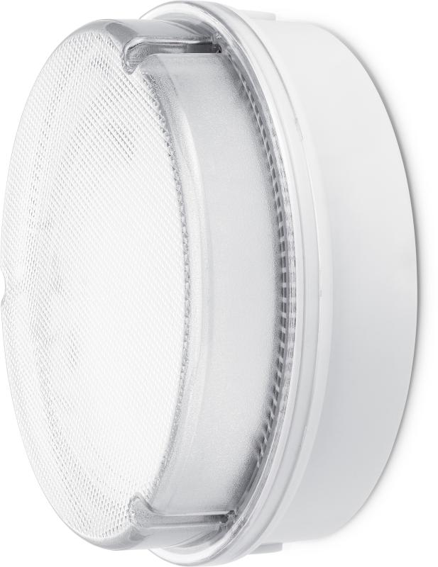 JCC Lighting JC23401WPR RadiaLED Utility Mains IP65 Ø205mm Bulkhead 12W 4000K 1150lm LED Prismatic