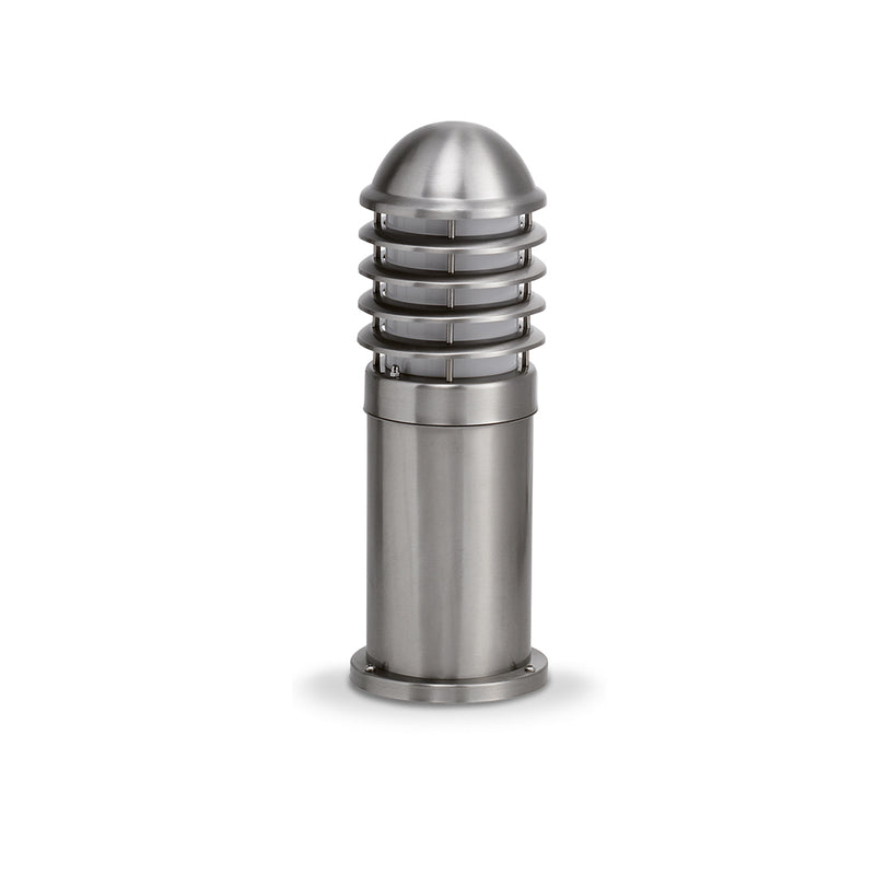 JCC Lighting JC39201SS NiteLED™ Mains IP44 Short Louvred Bollard Unlamped E27 St/St