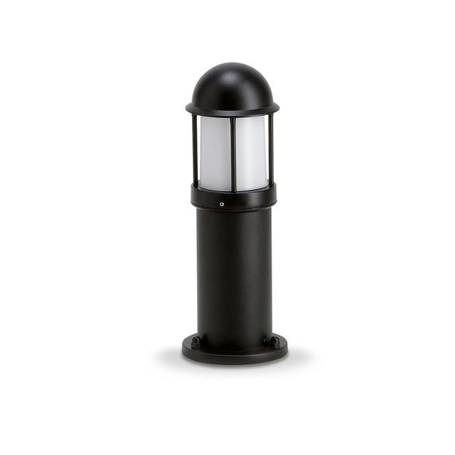JCC Lighting JC39211BLK NiteLED™ Mains IP44 Short Plain Bollard Unlamped E27 Black