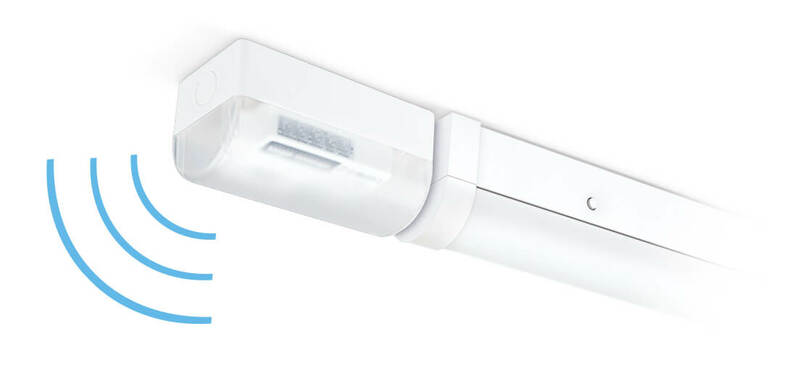 JCC Lighting JC71744MWO Skypack QR LED Batten 5ft Twin IP20 4000K 60W 7200lm Microwave on/off
