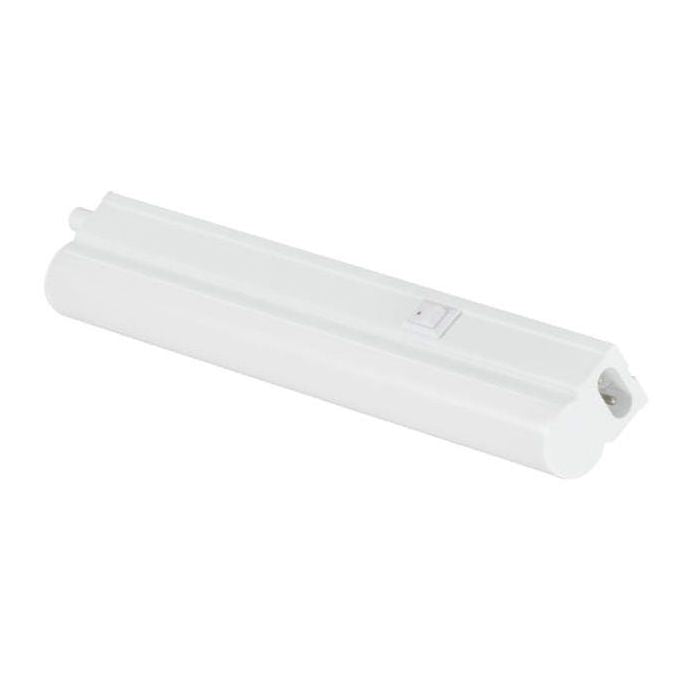 JCC Lighting JC83302 Undercabinet LED Batten IP20 3W 220mm 3000K White PC c/w 1m lead.