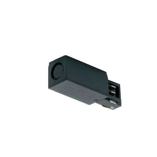 JCC Lighting JC88104BLK Mainline 3 Circuit Track Power Feed Right Black