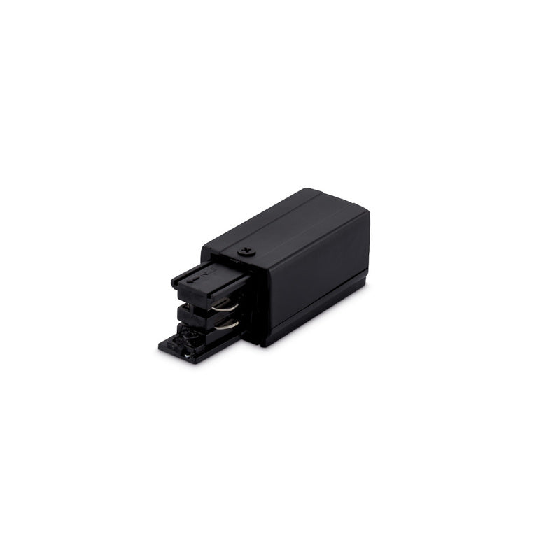 JCC Lighting JC88105BLK Mainline 3 Circuit Track Power Feed Left Black