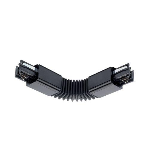JCC Lighting JC88117BLK Mainline 3 Circuit Track Flexible Connector Black