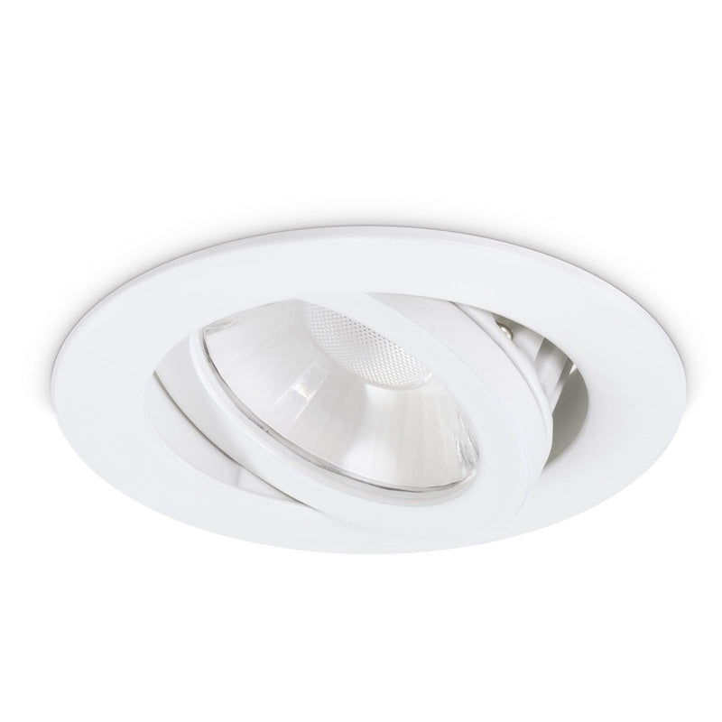 JCC Lighting JC95401DALI Nebula High Output Tilt LED Downlight IP65 8W 3000K 770Lm DALI / 1-10V