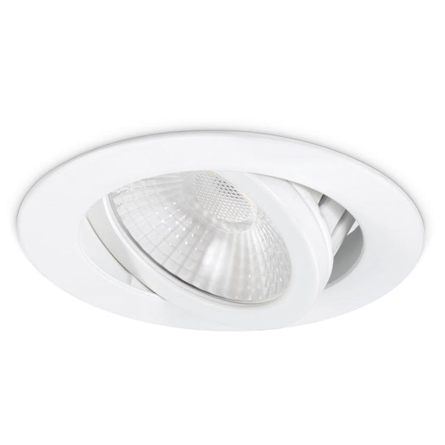 JCC Lighting JC95403 Nebula High Output Tilt LED Downlight IP65 10W dimmable 3000K 970Lm