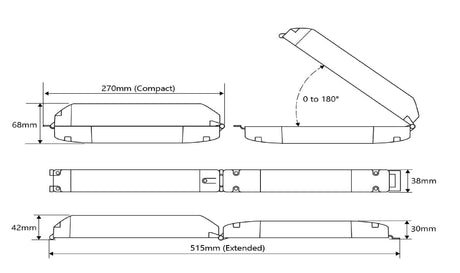 JCC Lighting JCEM002DALI External emergency remote pack DALI addressable Emergency