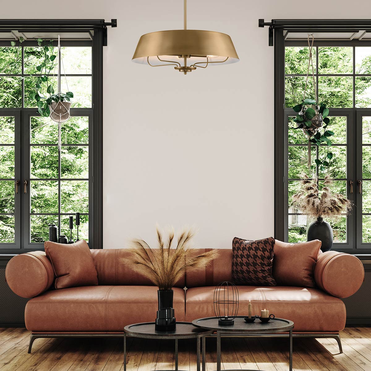 Kichler Luella 4lt Duo-Mount Pendant KL-LUELLA-4P-BNB