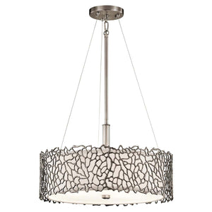 Kichler Silver Coral 3 Light Duo-Mount Pendant KL-SILVER-CORAL-P-A