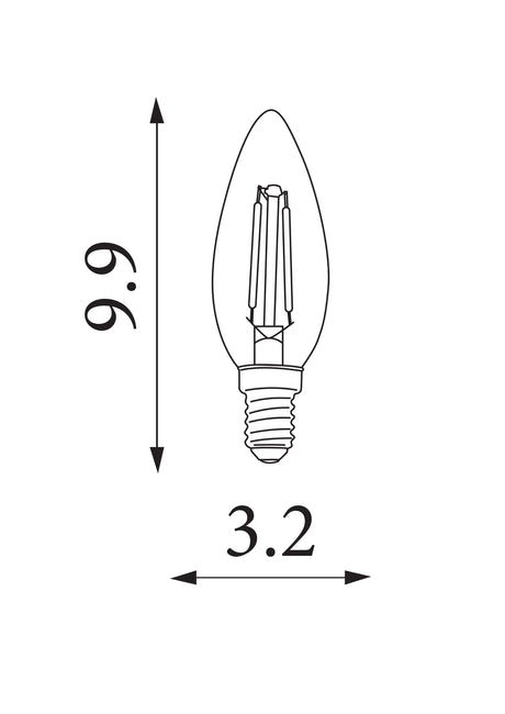 Searchlight Electric Spare Bulb for Utah L44761-1.5W